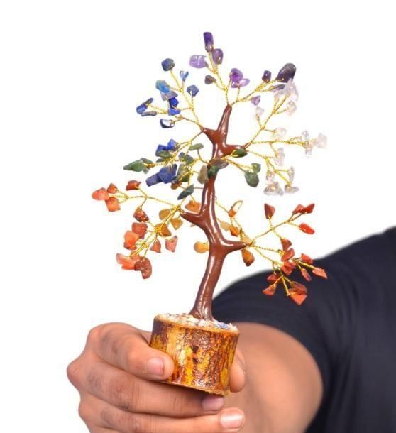 Chakra Natural Gemstone Crystal Tree