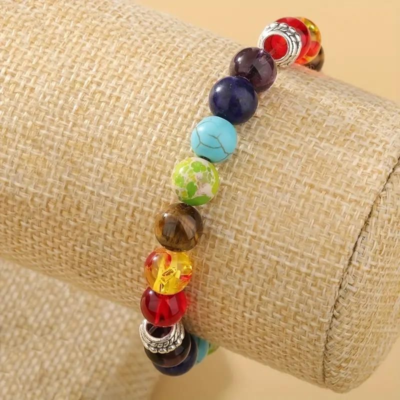 Classic 7 Beads Bracelet Natural Agates Bracelets Jewelry