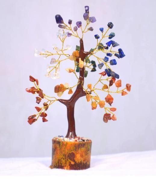 Chakra Natural Gemstone Crystal Tree