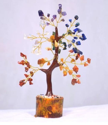 Chakra Natural Gemstone Crystal Tree