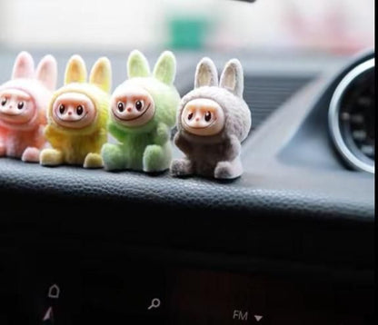 Trendy Labubu Mini Car Dashboard