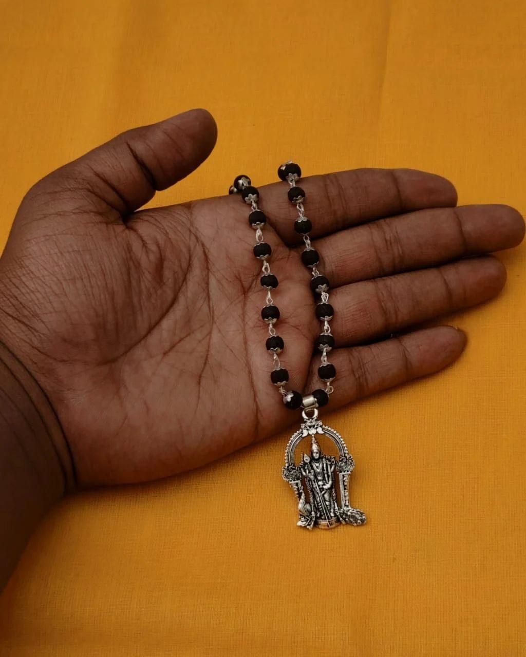 Original Karungali Mala With Murgan Locket