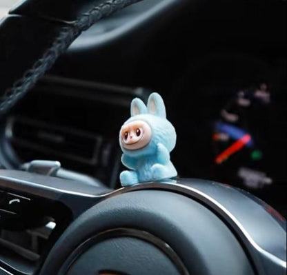 Trendy Labubu Mini Car Dashboard