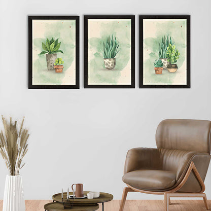 eCraftIndia Watercolour Flower Pot