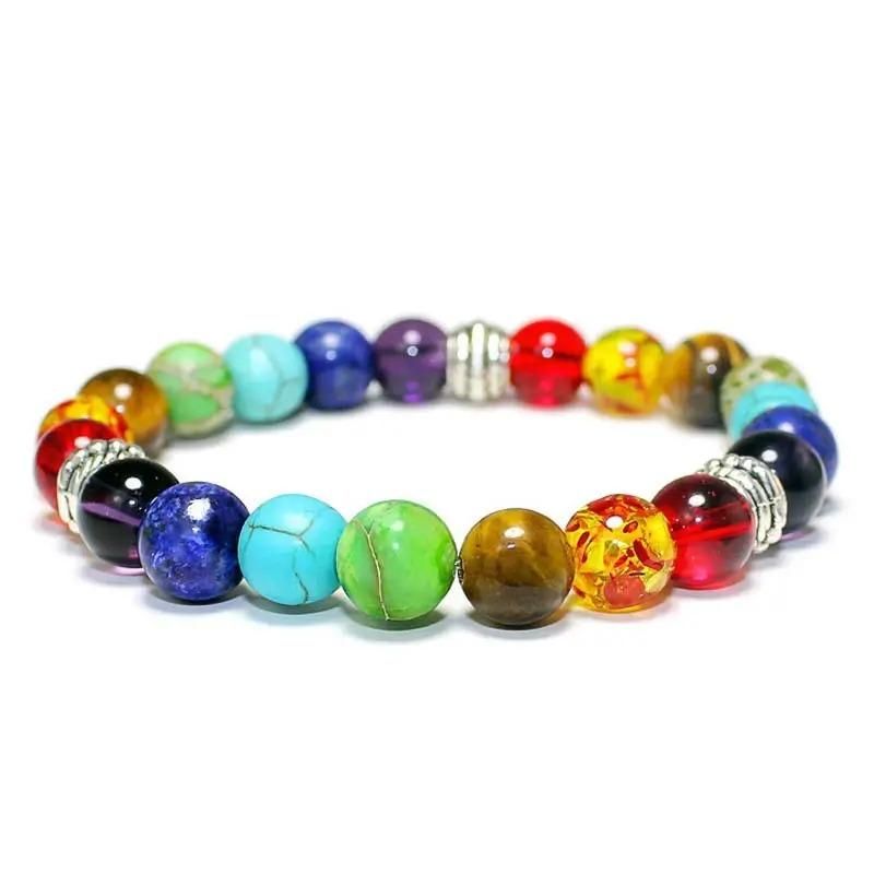 Classic 7 Beads Bracelet Natural Agates Bracelets Jewelry