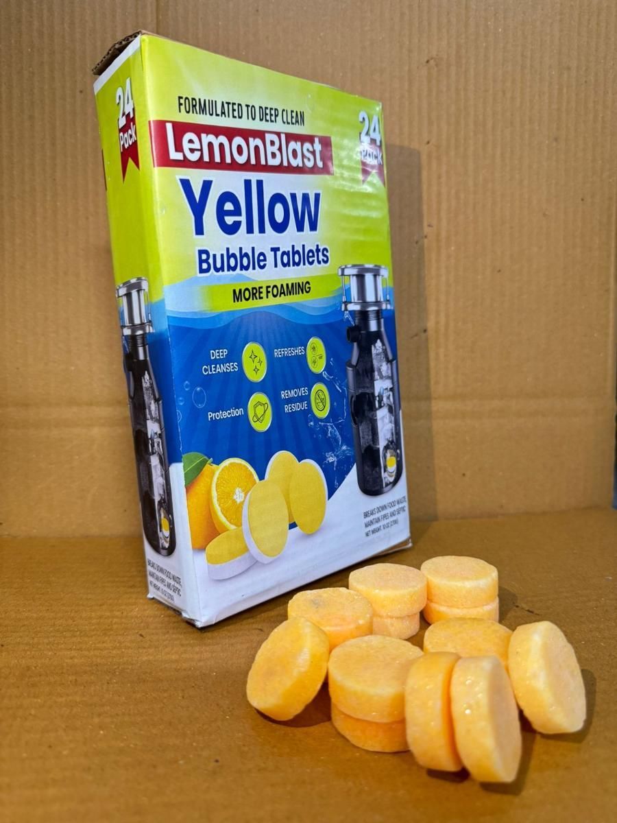 LemonBlast Bubble Tablets (24 Pcs)