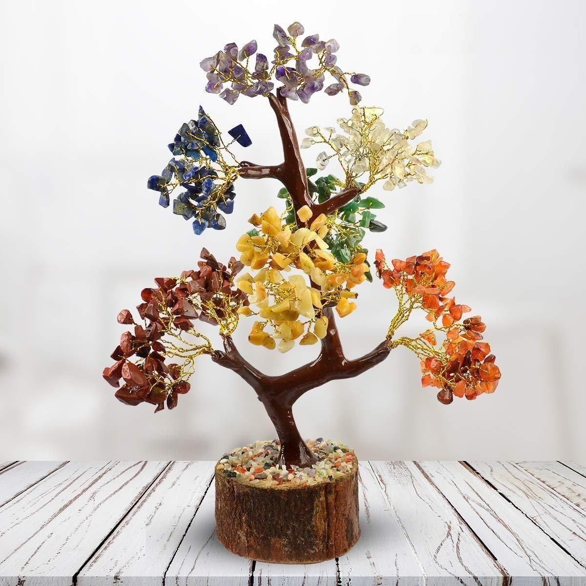 Chakra Natural Gemstone Crystal Tree