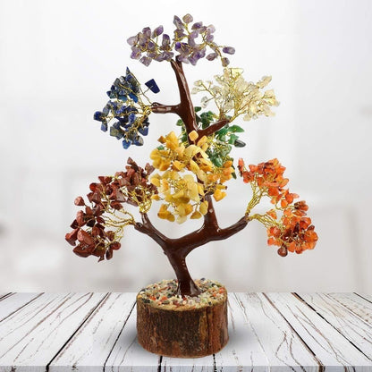 Chakra Natural Gemstone Crystal Tree