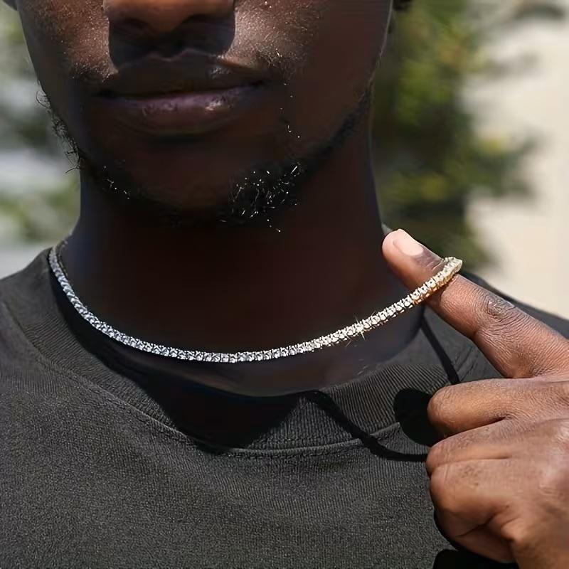 Classic Diamond Tennis Necklace – Radiance in Every Stone