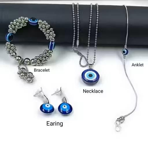 Evil Eye Bracelet Combo (4 Pcs)