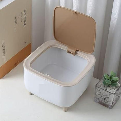 Classy Desktop Push Button Trash Bin