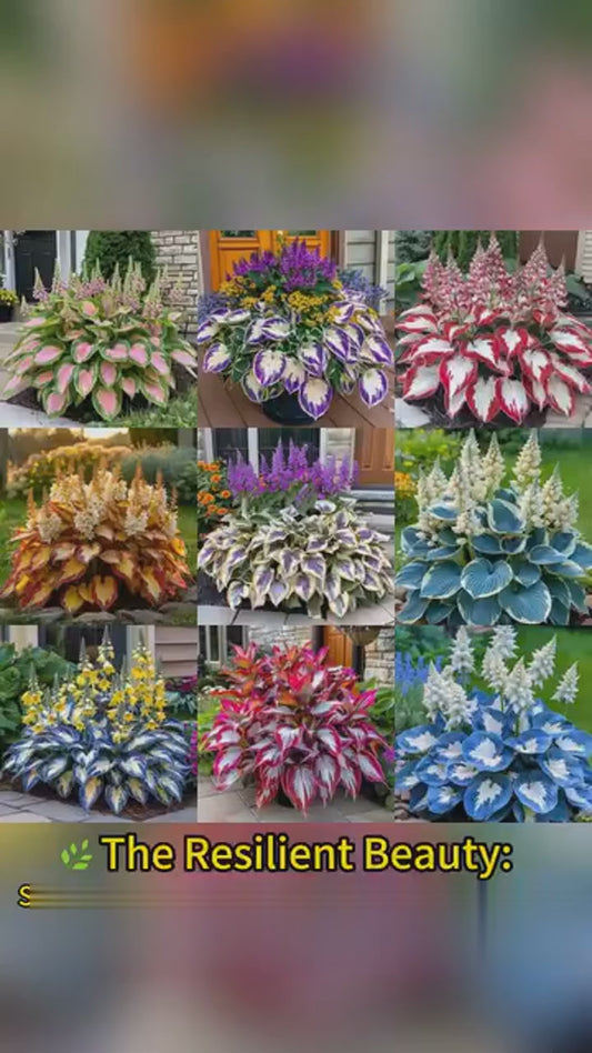 Shade-Tolerant and Cold-Hardy Hosta Flowers