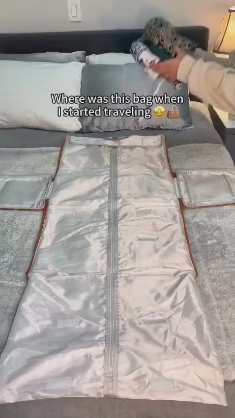 Convertible Garment Bag for Travel - 2 in 1 Hanging Suitcase & Large Duffle