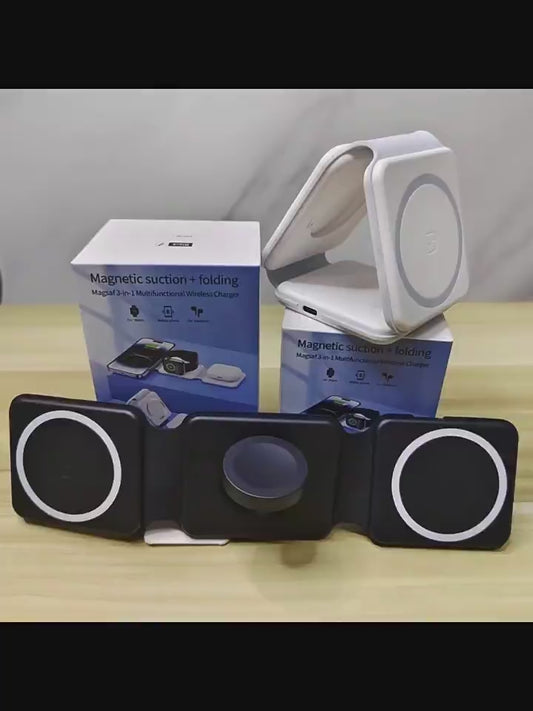 3Magnetic Foldable MagSafe Wireless charger